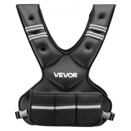 VEVOR Reguliuojama svertinė liemenė 5–9,1kg, juoda