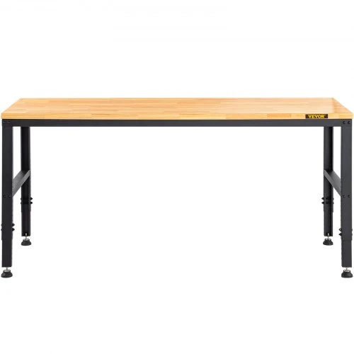 VEVOR Reguliuojamo aukščio darbastalis su elektros lizdais, 135 x 46 x 97 cm, 900 kg