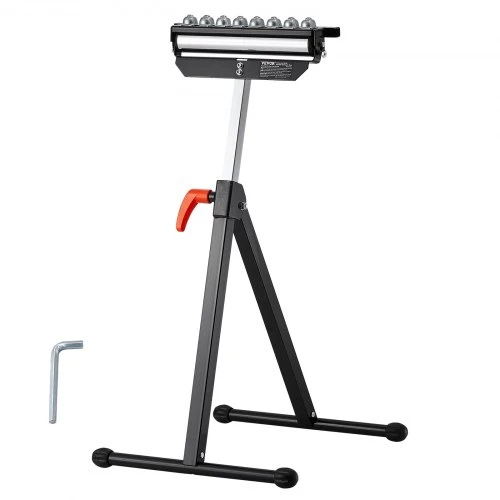 Koduva VEVOR ritininis stovas, 136 kg keliamoji galia, reguliuojamas 68–108 cm aukštis, sulankstomas, medžio apdirbimui