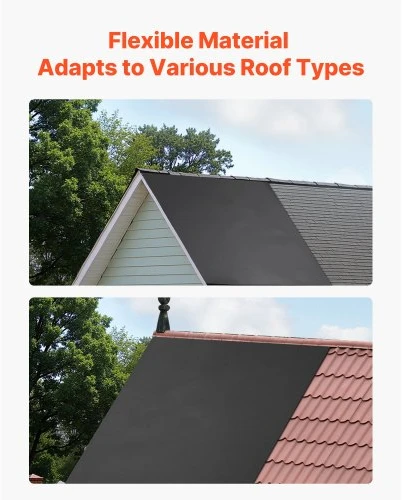 Koduva VEVOR ruloninė stogo danga, 15 x 30 ft, 45 mil EPDM guminė danga
