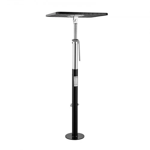 VEVOR RV ištraukiamos dalies atraminiai stovai, 2 vnt., plienas, juoda / sidabro, 54-122 cm