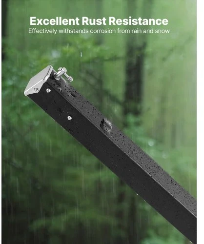 VEVOR RV priekinės penktosios jungties atramos koja 179014, 825 mm, juoda