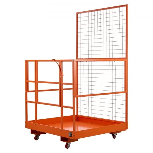 Koduva VEVOR šakinių krautuvų saugos krepšys, 1225 x 1148 mm, 635,03 kg, su 4 ratais