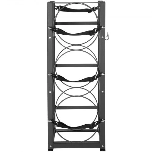 VEVOR Šaldymo cilindrų stovas 3 x 30 lb bakams, 325 × 330 × 840 mm