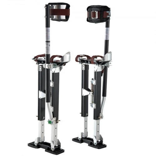 VEVOR Sausų sienų stiltai, reguliuojami 485–790 mm aliumininiai dažytojo stiltai, 103 kg, juodi