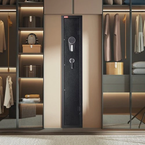 Koduva VEVOR šautuvų seifas, SS1320-DZ, šalto valcavimo plienas, 250 x 220 x 1335 mm