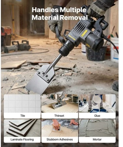 Koduva VEVOR SDS Max grindų grandiklis, 630 x 150 mm kaltas, SDS Max kotas
