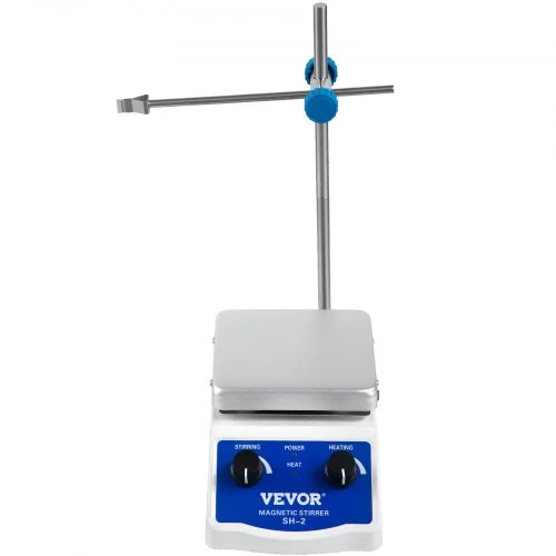 VEVOR SH-2 laboratorinis magnetinis maišytuvas su kaitinimo plokšte, 1000 ml, 0-2000 aps./min., 200 °C, 220 V