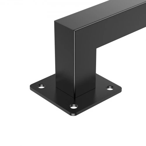 Koduva VEVOR sieninis laiptų turėklas, 910 mm, juodas, 2 sekcijų
