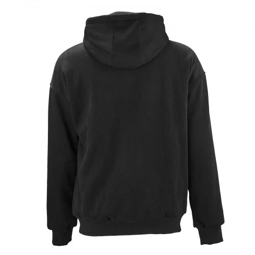 Koduva VEVOR šildomas džemperis su gobtuvu, unisex, juodas, su 7,4 V 16000 mAh išorine baterija, 5 šildymo zonos, XXXL