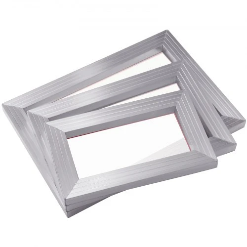 VEVOR Šilkografijos rinkinys, 3 aliuminio rėmai, 6x10 / 8x12 / 10x14 col., 110 mesh