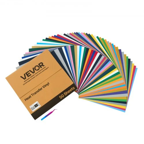 Koduva VEVOR šiluminio perkėlimo vinilas, 50 vnt., 304,8 x 304,8 mm, mišrios spalvos