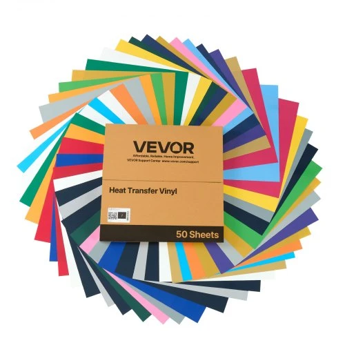 Koduva VEVOR šiluminio perkėlimo vinilas, 50 vnt., 304,8 x 304,8 mm, mišrios spalvos