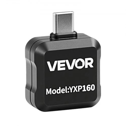 VEVOR Šiluminio vaizdo kamera YXP160 Android, 320 x 240 TISR, 25 Hz, 160 x 120 IR, -20°C iki 550°C