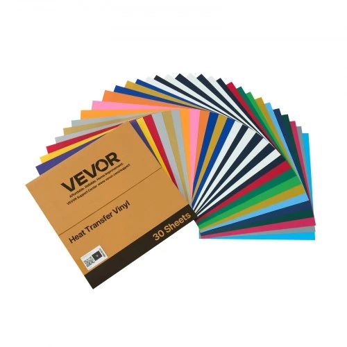 Koduva VEVOR šilumos perdavimo vinilas, 30 vnt., 304,8 x 304,8 mm, įvairių spalvų