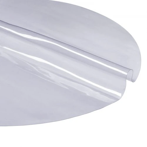 VEVOR Skaidri stalo apsauga, apvali, 1230 mm, 1,5 mm, PVC