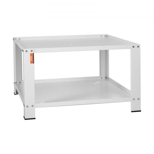 VEVOR Skalbimo mašinos ir džiovyklės pedestalas su laikymo lentyna, 711 × 711 × 406 mm, balta