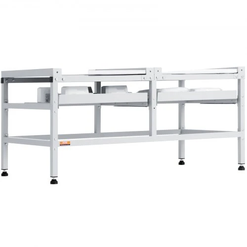 VEVOR Skalbyklės stovas, 1230 x 635 mm, 267 kg, su dvigubais padėklais
