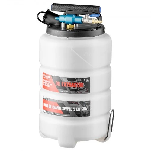 VEVOR Skysčių ištraukiklis, 9,5 L, pneumatinis / rankinis vakuuminis