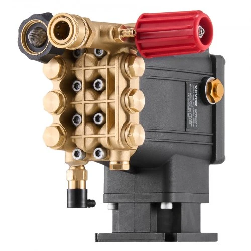 Koduva VEVOR slėginio plovimo siurblys, horizontalus triplex stūmoklinis, 19 mm (3/4") velenas, 227 bar (3300 PSI), 9,5 L/min