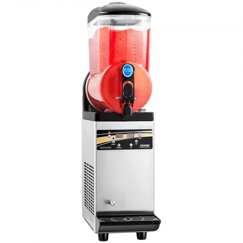 VEVOR Slush machine X-150, 15 l, juoda, nerūdijantis plienas