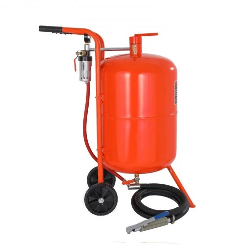 VEVOR Smėliavimo bakas 75,7 l, 60–110 PSI, su 4 antgaliais