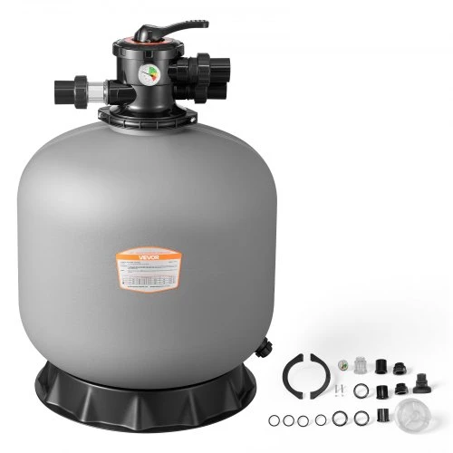 Koduva VEVOR smėlio filtras baseinui, 609,6 mm, 246,1 LPM, 7 padėčių daugiafunkcis vožtuvas