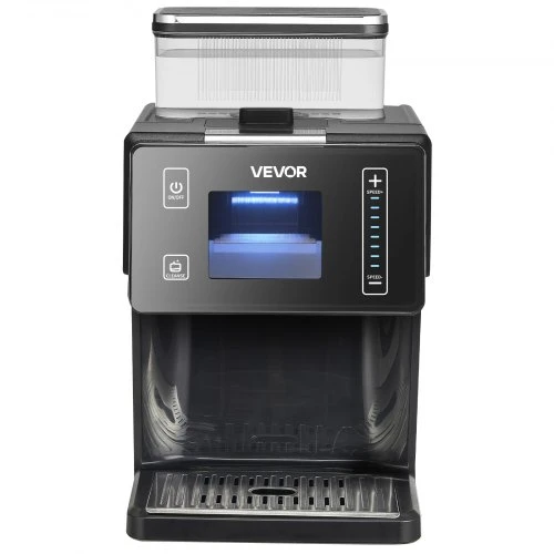 VEVOR Snaigių ledo aparatas, 20 kg/24 h, su nerūdijančio plieno peiliuku, 0,8 l talpa, 60 s išankstinis aušinimas