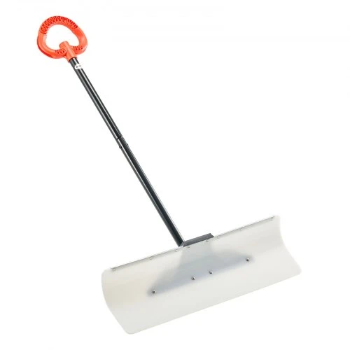 VEVOR Sniego stūmikas, 76,2 cm, su ergonomiška rankena ir segmentuota rankena, HDPE plastiko mentė, metalinis kraštas