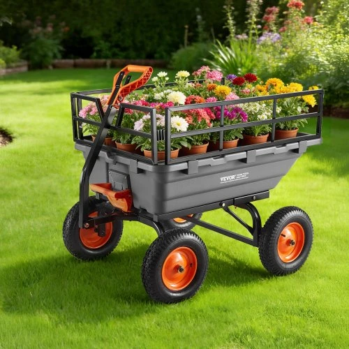 Koduva VEVOR sodo vežimėlis su išvertimo funkcija, 680 kg, 15 kub. pėdų, modelis TC4283