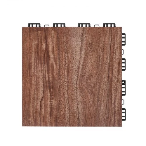 VEVOR Šokių grindų plytelės, 9 vnt., 12,4 x 12,4 col., ąžuolo raštas