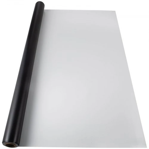 VEVOR Šokių grindų rulonas, 2 x 7 m, juodas/baltas, PVC vinilas