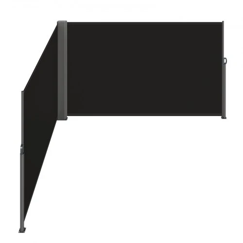 Koduva VEVOR šoninis markizas, juodas, 180 x 600 cm