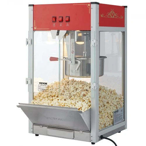 VEVOR Spragėsių aparatas, 1440 W, 12 oz katilas, raudonas