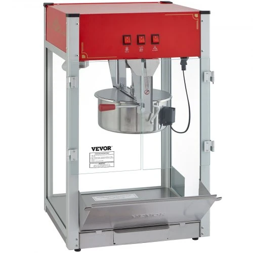 VEVOR Spragėsių aparatas, 1440 W, 12 oz katilas, raudonas