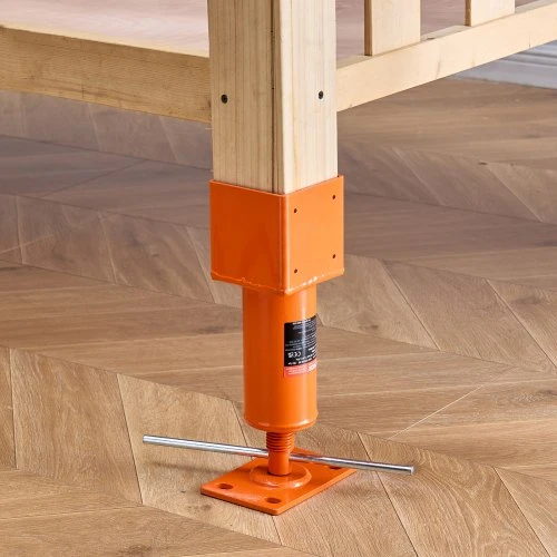 Koduva VEVOR sraigtinis atraminis stulpas 4" x 4", 13,2"–18,7", reguliuojamas
