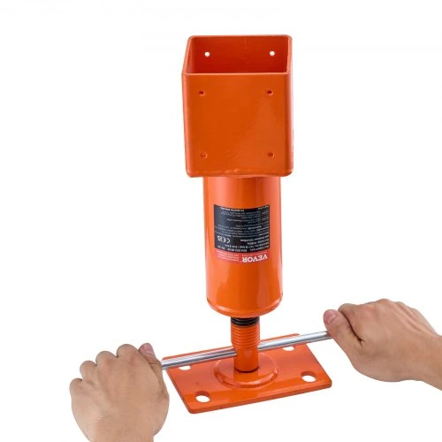Koduva VEVOR sraigtinis atraminis stulpas 4" x 4", 13,2"–18,7", reguliuojamas