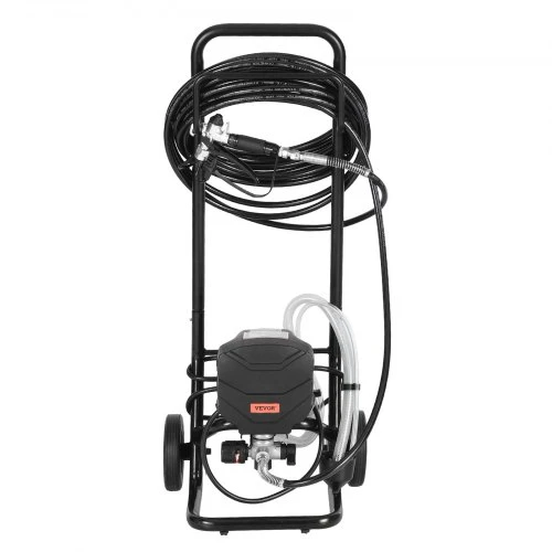 Koduva VEVOR stacionarus beorinis dažų purkštuvas, 650 W, 3000 PSI, su vežimėliu