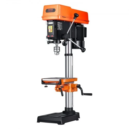 Koduva VEVOR stalinis gręžimo staklės 304,8 mm, 750 W, 340–2200 aps./min., 0–45° pasvirimo stalelis
