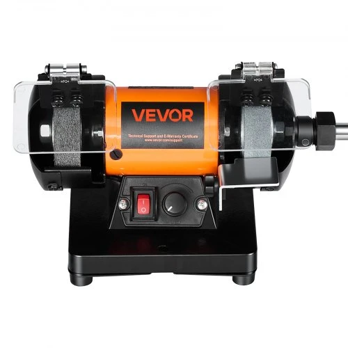 Koduva VEVOR stalinis poliravimo įrenginys, 8300–10600 RPM, su šlifavimo, pluošto ir vilnos ratais, 100 priedų rinkinys