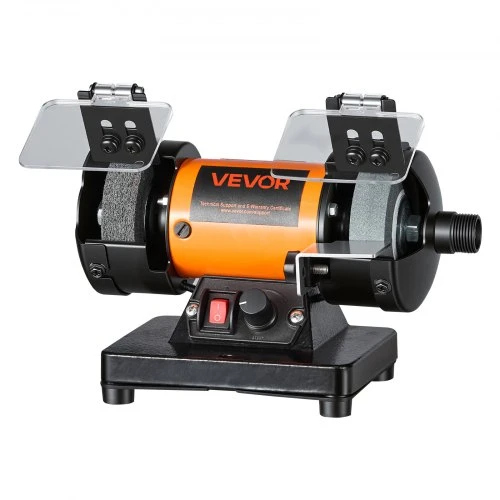 Koduva VEVOR stalinis poliravimo įrenginys, 8300–10600 RPM, su šlifavimo, pluošto ir vilnos ratais, 100 priedų rinkinys