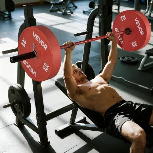VEVOR Štangos strypas 180 cm, RS1800, 317,5kg, 2 colių diskams