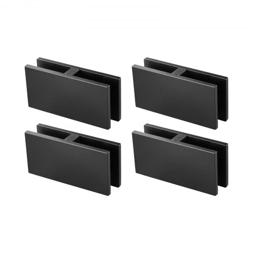 VEVOR Stiklo spaustukas, 4 vnt., nerūdijančio plieno, 8–12 mm stiklui