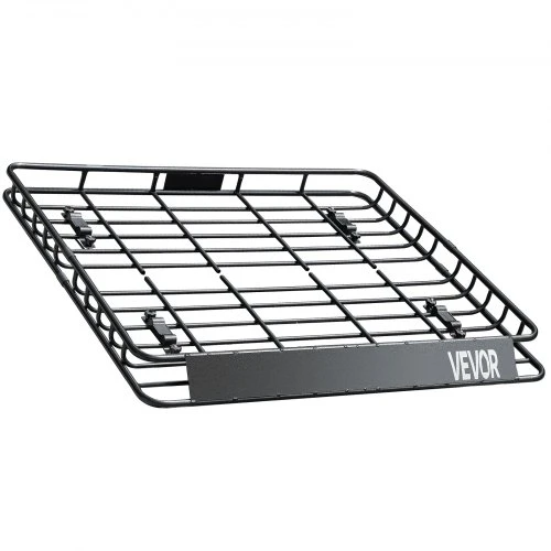VEVOR Stogo bagažinė cargo carrier, 109,5 x 127 x 10,5 cm, universalus stogo krepšys, 68 kg