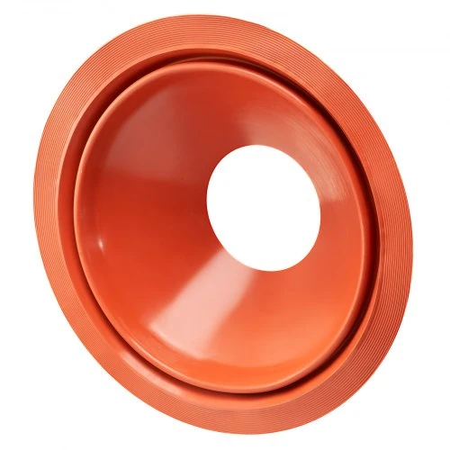 Koduva VEVOR stogo vamzdžio sandarinimo gaubtas, vamzdžiui OD 10"–19", silikoninis, raudonas metalinis pagrindas