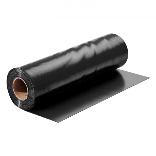 Koduva VEVOR storas plastikinis lakštas 10 mil, 20 x 100 ft, juodas
