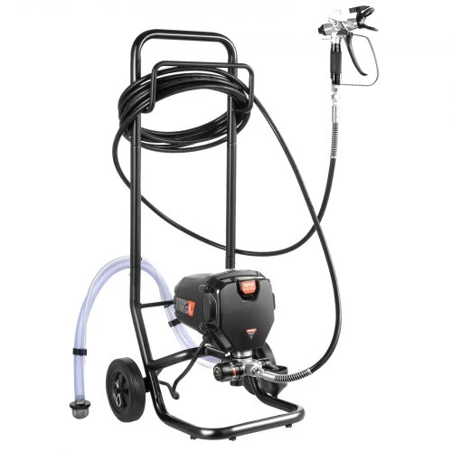Koduva VEVOR stovinis beorisis dažų purkštuvas su vežimėliu, 750 W, 3000 psi