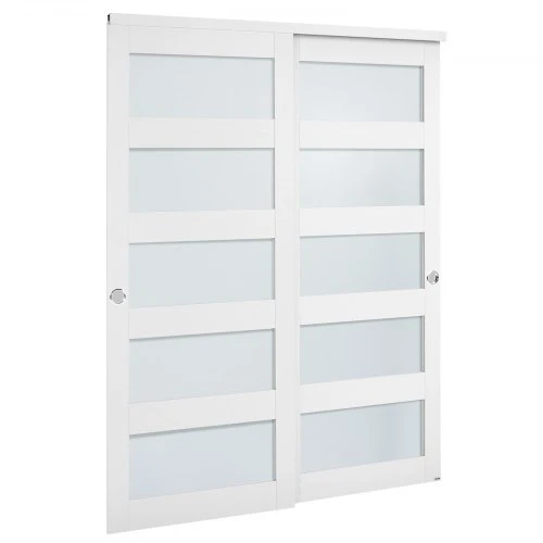 Koduva VEVOR stumdomos spintos durys, 1524 x 2032 mm, baltos