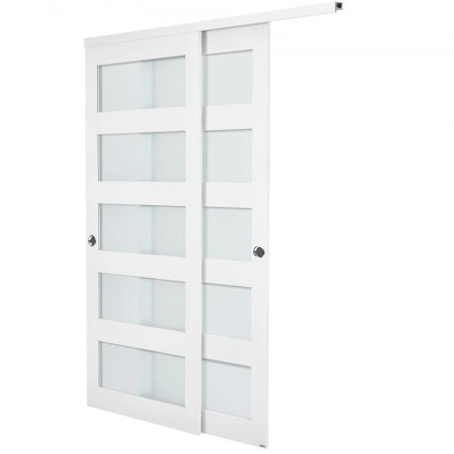 Koduva VEVOR stumdomos spintos durys, 1524 x 2032 mm, baltos