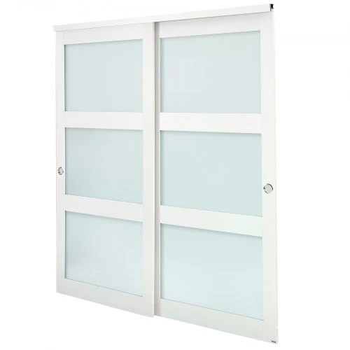 Koduva VEVOR stumdomos spintos durys BL5-72, baltos, 1829 x 2032 mm